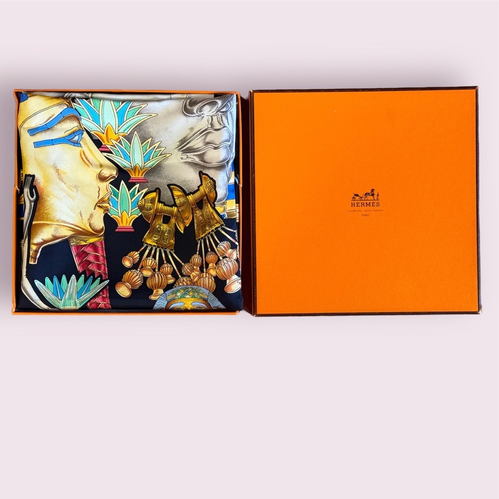 New in Box Hermes Scarf Tresor Du Nil